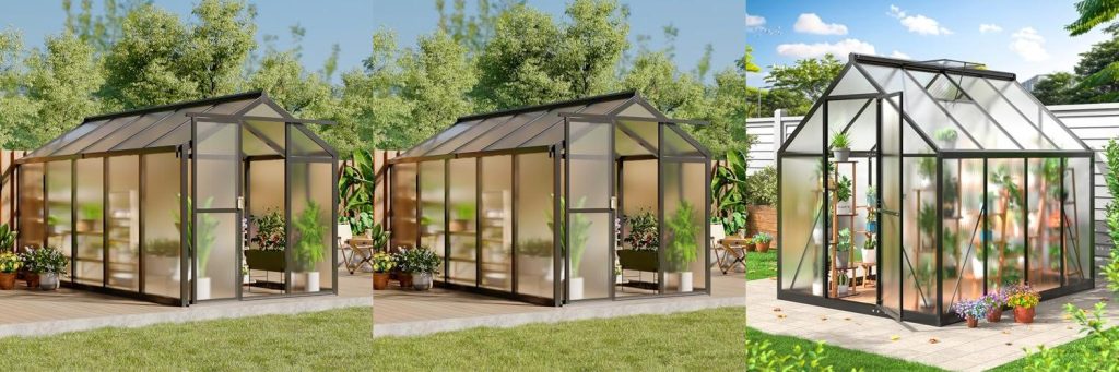 Polycarbonate Greenhouse combined image