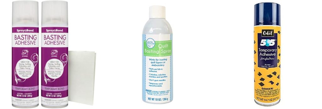 Quilt Basting Spray combined image