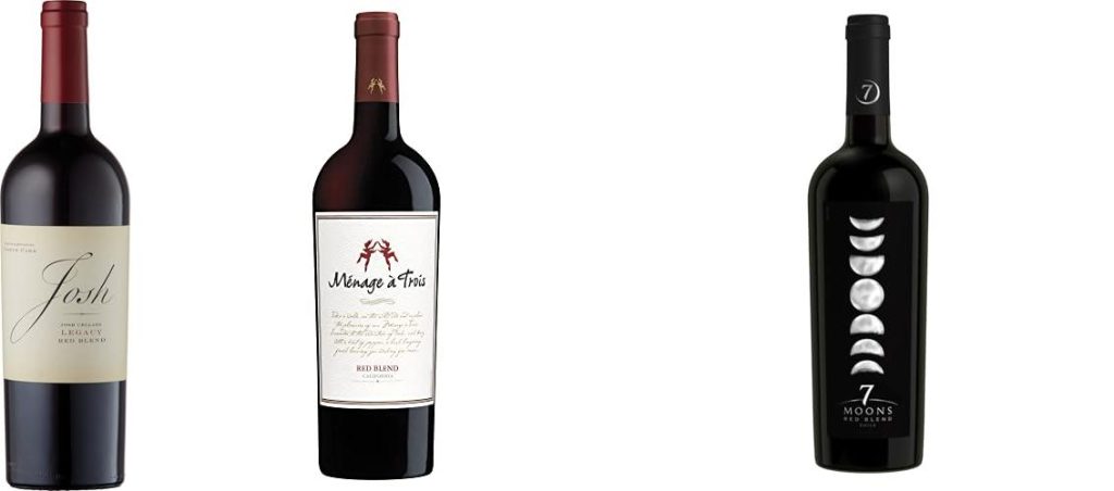 Red Wine Blends Under 30 combined image