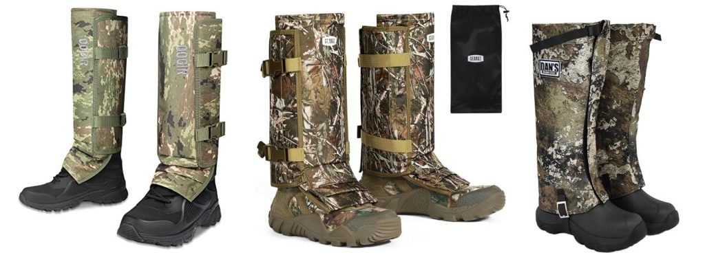Snake Gaiters For Hunting combined image