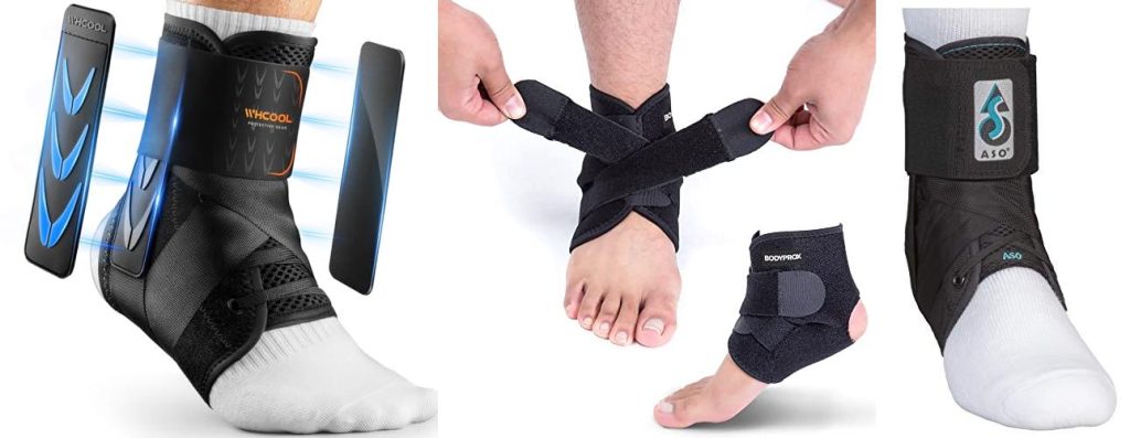 Soccer Ankle Brace combined image