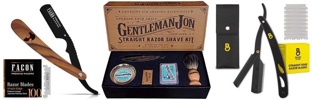 Straight Razor Kit For Beginners combined image