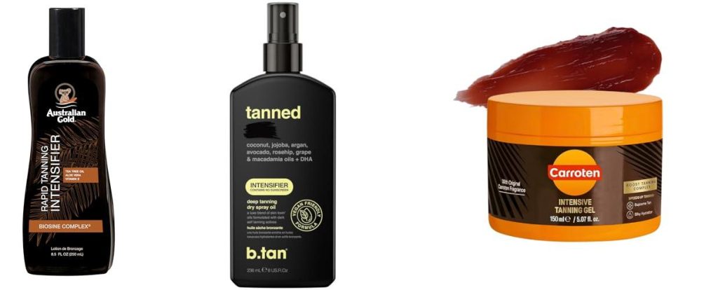 Tan Accelerator For Pale Skin combined image
