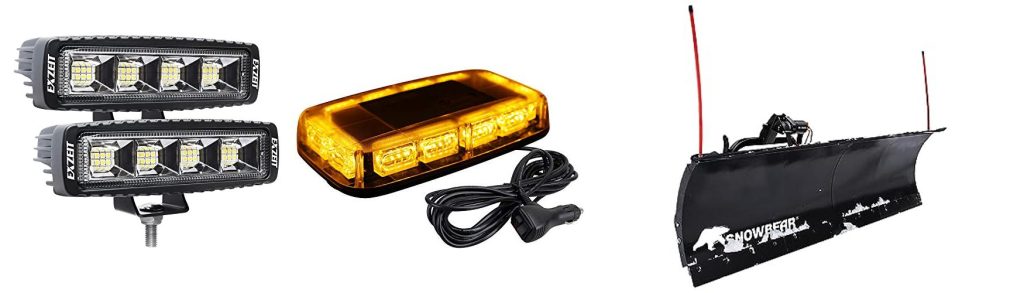 Truck For Plowing Snow combined image