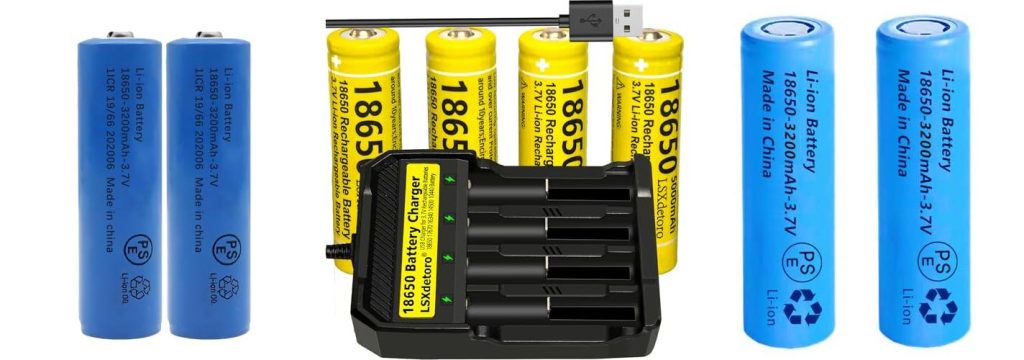 18650 Batteries For Flashlights combined image