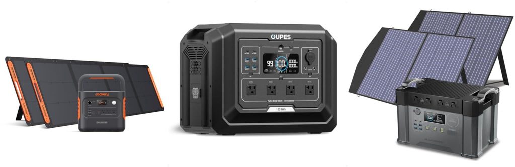 2000 Watt Solar Generator combined image