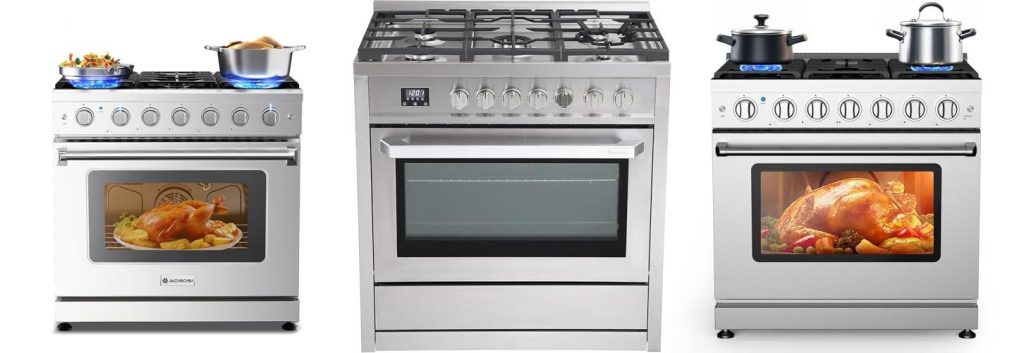 36 Inch Gas Ranges combined image