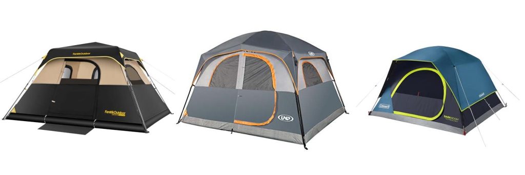 6 Person Camping Tent combined image
