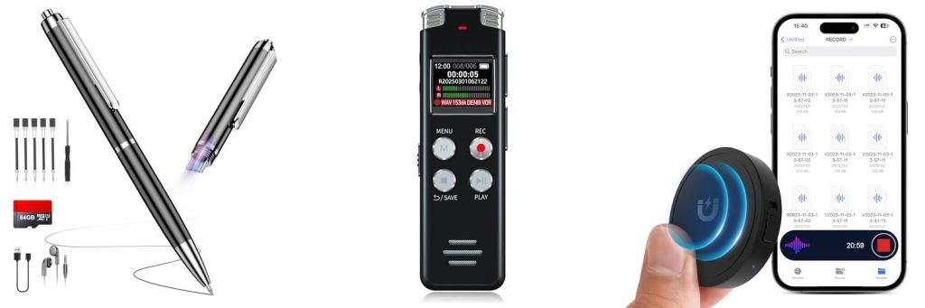 Audio Recordings combined image