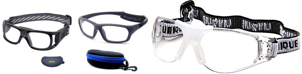 Basketball Prescription Glasses combined image