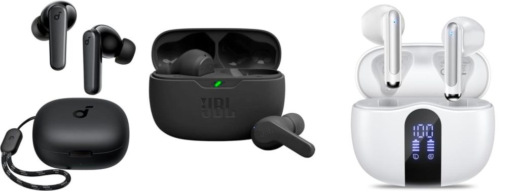 Bass Earphones Wireless combined image