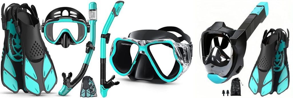 Beginner Snorkel Set combined image