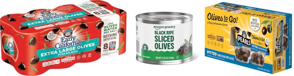 Black Olives combined image