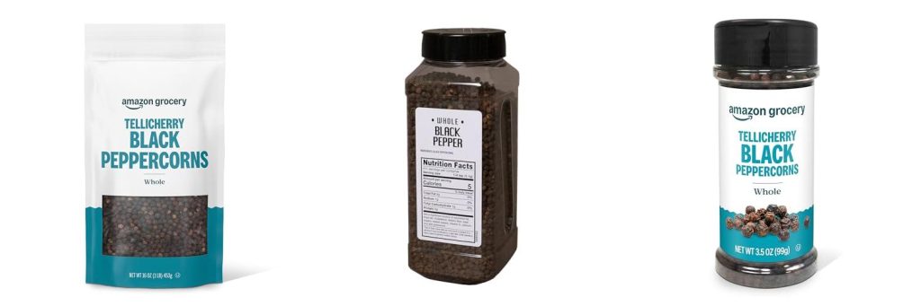 Black Peppercorn combined image