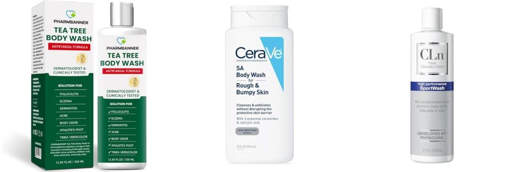 Body Wash For Folliculitis combined image