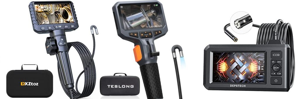 Borescope Inspection Camera combined image