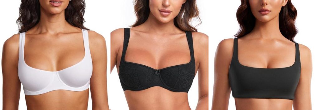 Bra For Square Neckline combined image