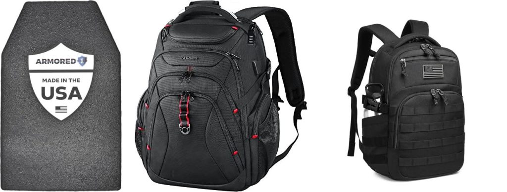 Bulletproof Backpack combined image