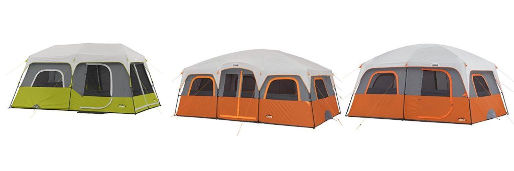 Cabin Style Tent combined image