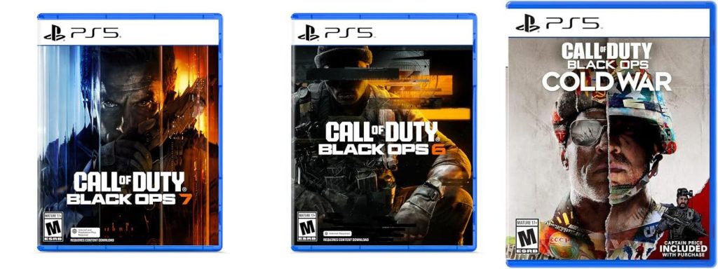 Call Of Duty Ps5 combined image