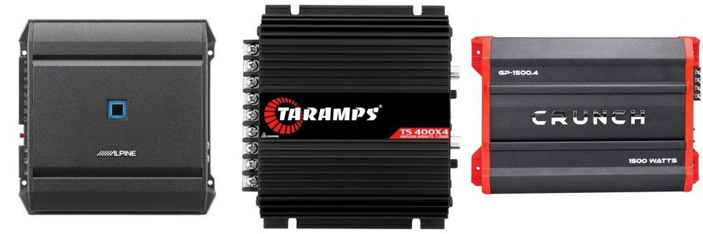 Car 4 Channel Amplifier combined image