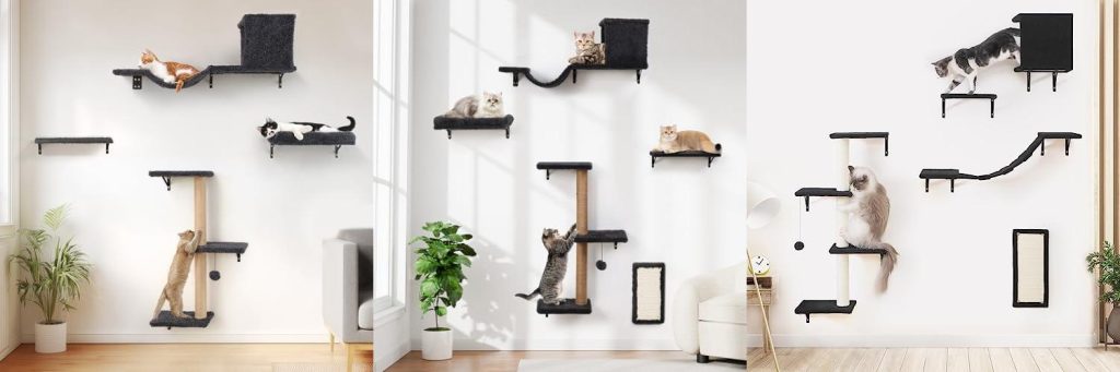 Cat Wall Shelves combined image
