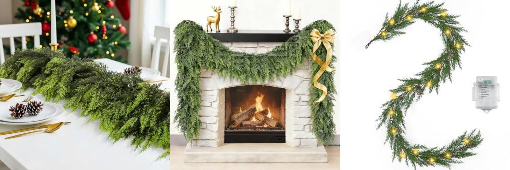 Cedar Garland combined image