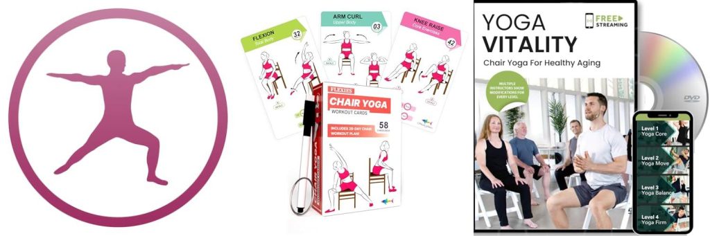 Chair Yoga Apps combined image