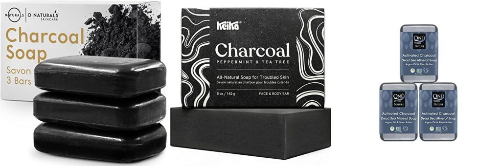 Charcoal Bar Soap combined image