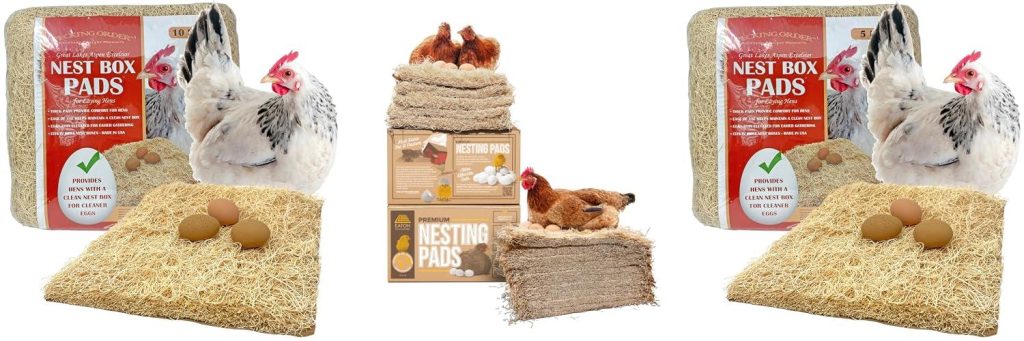 Chicken Nesting Box Material combined image