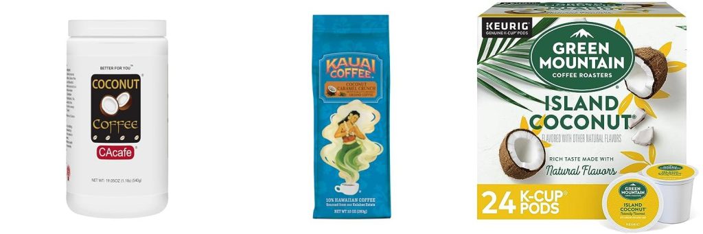 Coconut Coffee combined image