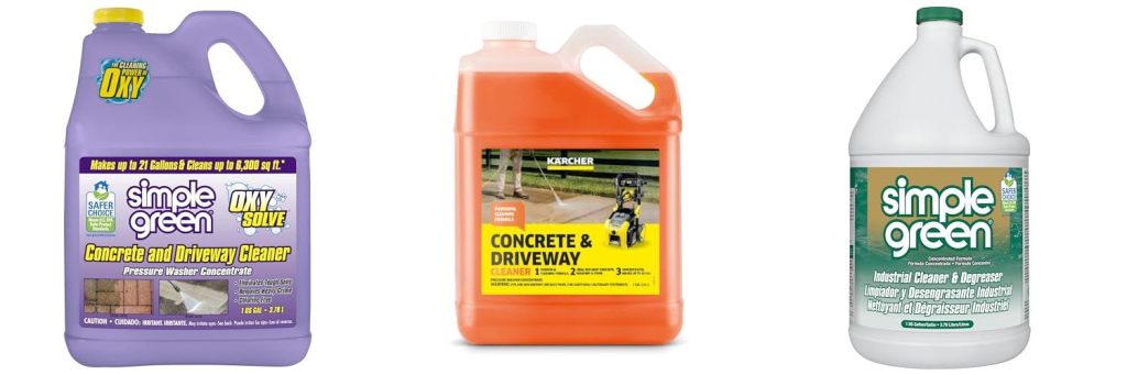 Concrete Driveway Cleaner combined image