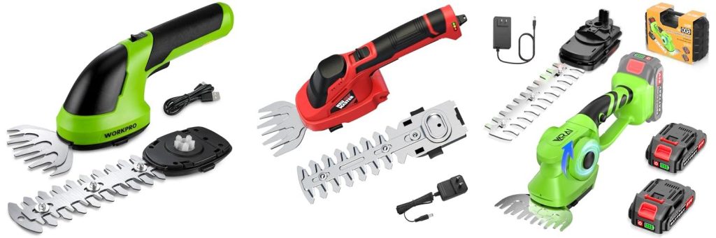 Cordless Grass Clippers combined image