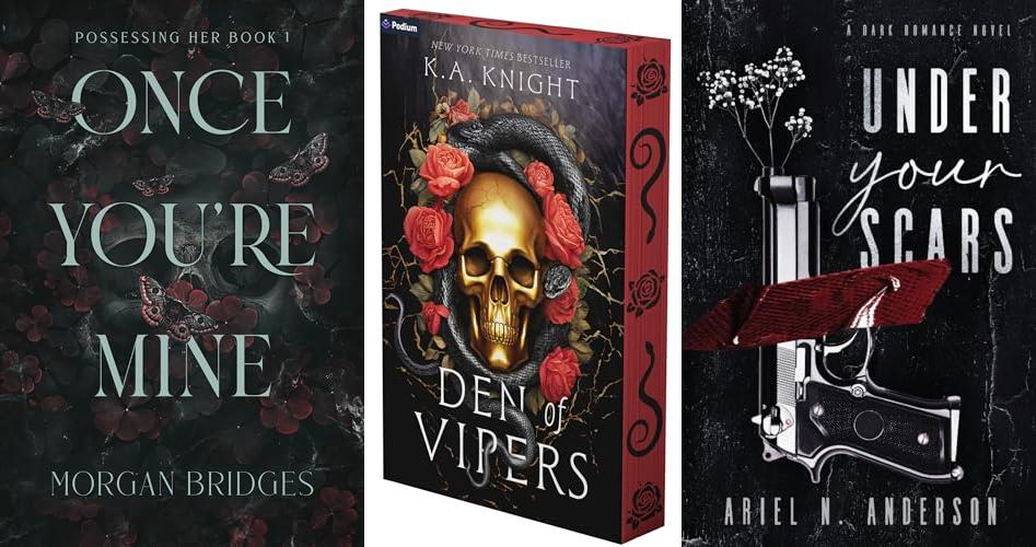 Dark Romance Novels combined image