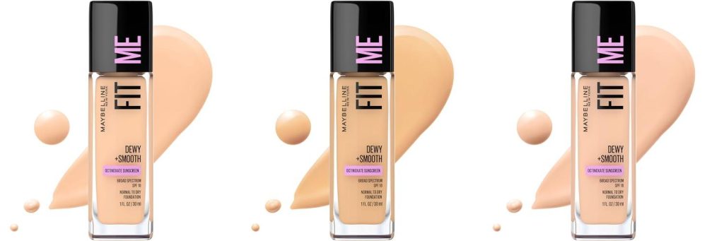 Dewy Foundation Drugstore combined image