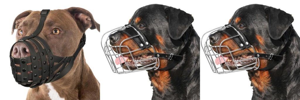 Dog Muzzle For Rottweiler combined image
