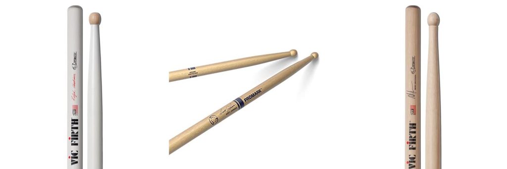 Drumsticks For Marching Snare combined image