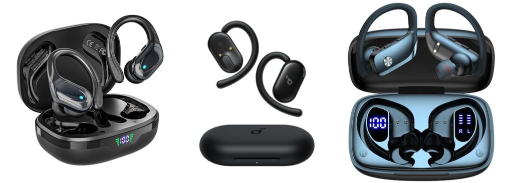 Earphones With Ear Hooks combined image