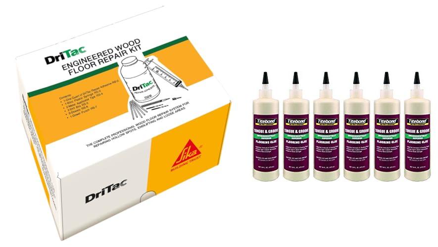 Engineered Hardwood Flooring Glue combined image