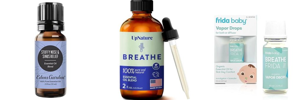 Essential Oil For A Stuffy Nose combined image