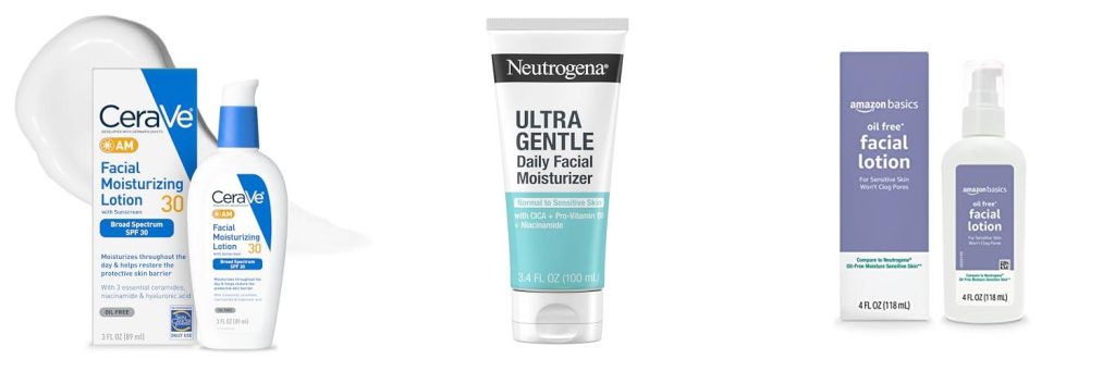 Face Moisturizer For Teens combined image