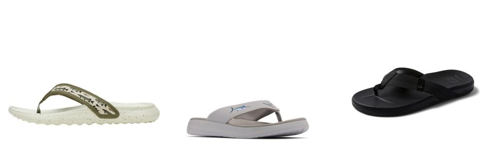 Fishing Flip Flops combined image
