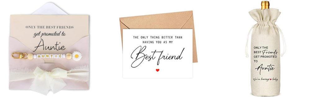 Friend Pregnancy Announcement combined image