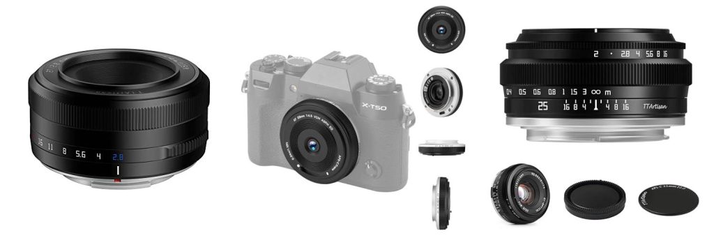 Fuji Pancake Lens combined image