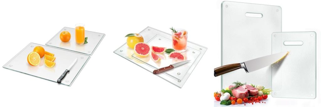 Glass Cutting Boards combined image
