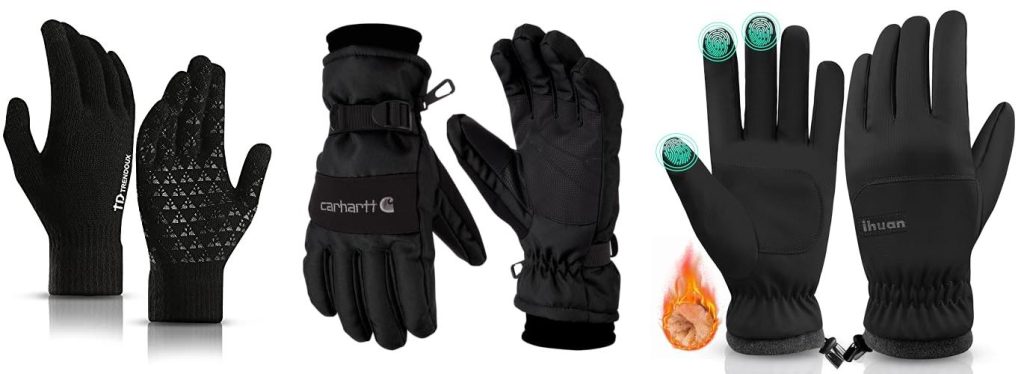 Gloves Men Winter combined image