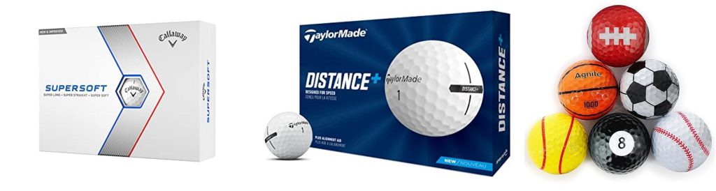 Golf Balls For Junior Golfers combined image