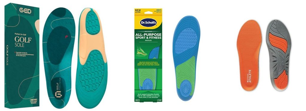 Golf Insoles combined image