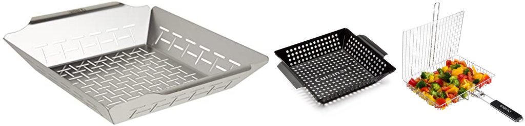 Grill Basket For Vegetables combined image