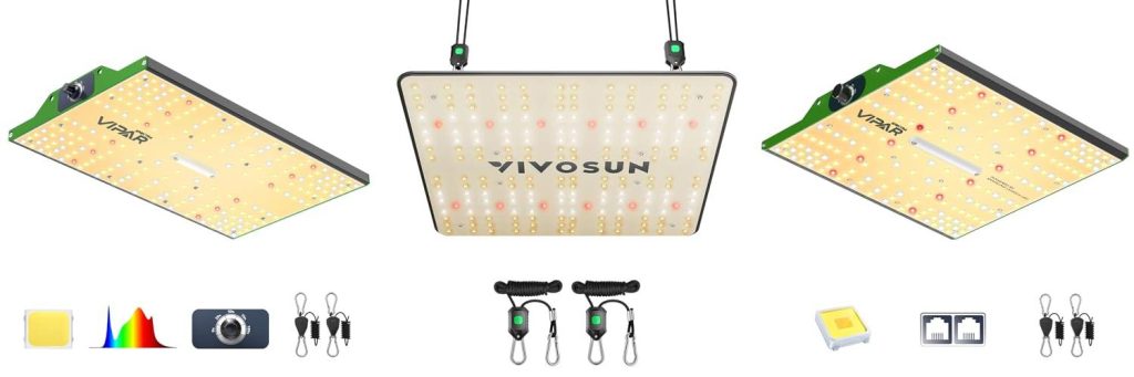 Grow Light For 2X2 Tent combined image